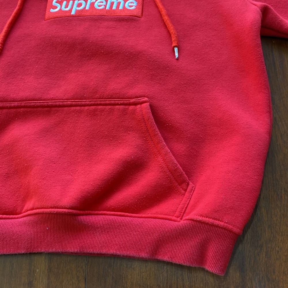 Supreme Red Hoodie - Picture 8 of 17